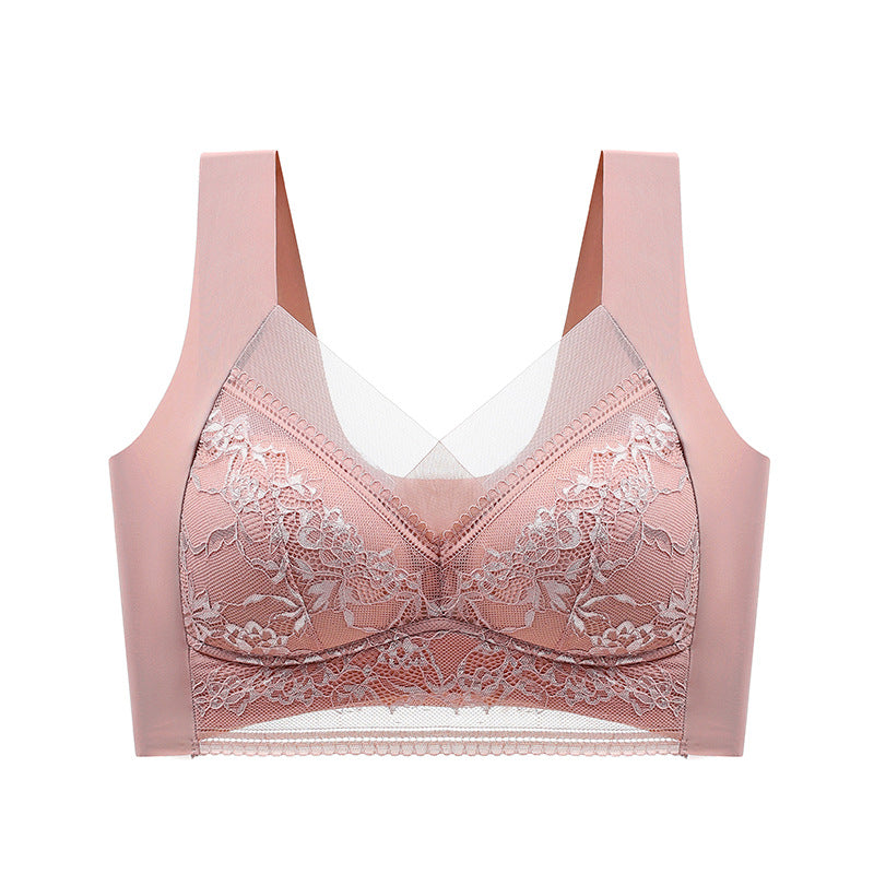 Ladies Sexy Seamless Lace Bra[ اشتري 1 و إحصول على 2 مجانا]