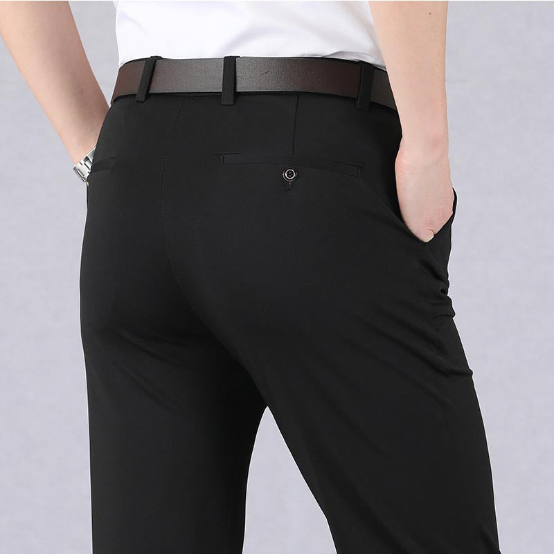 2025 Middle-aged and elderly casual spring thin trousers