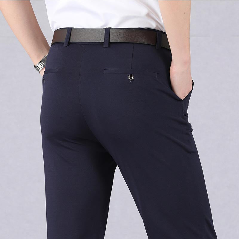 2025 Middle-aged and elderly casual spring thin trousers