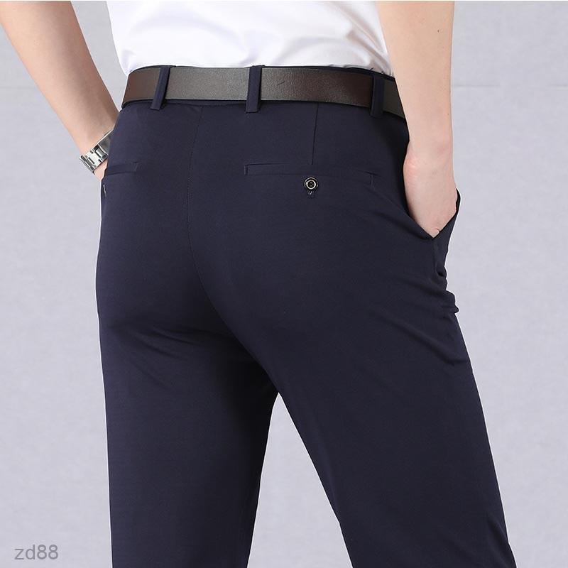 2025 Middle-aged and elderly casual spring thin trousers