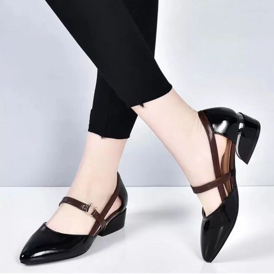 Women's Fashion Medium Heel Sandals