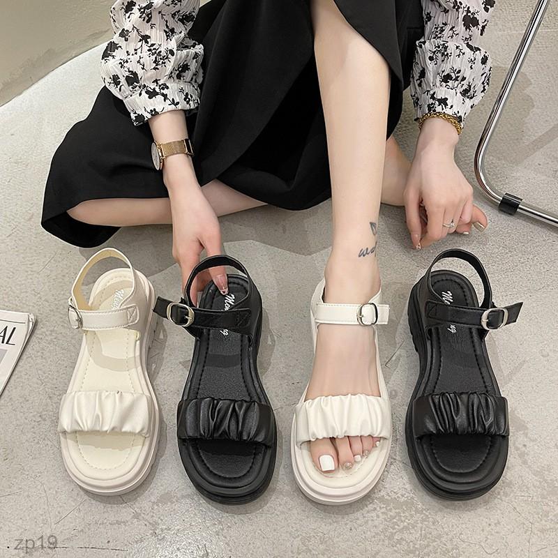 zp19-Summer Korean style thick sole casual simple women's shoes