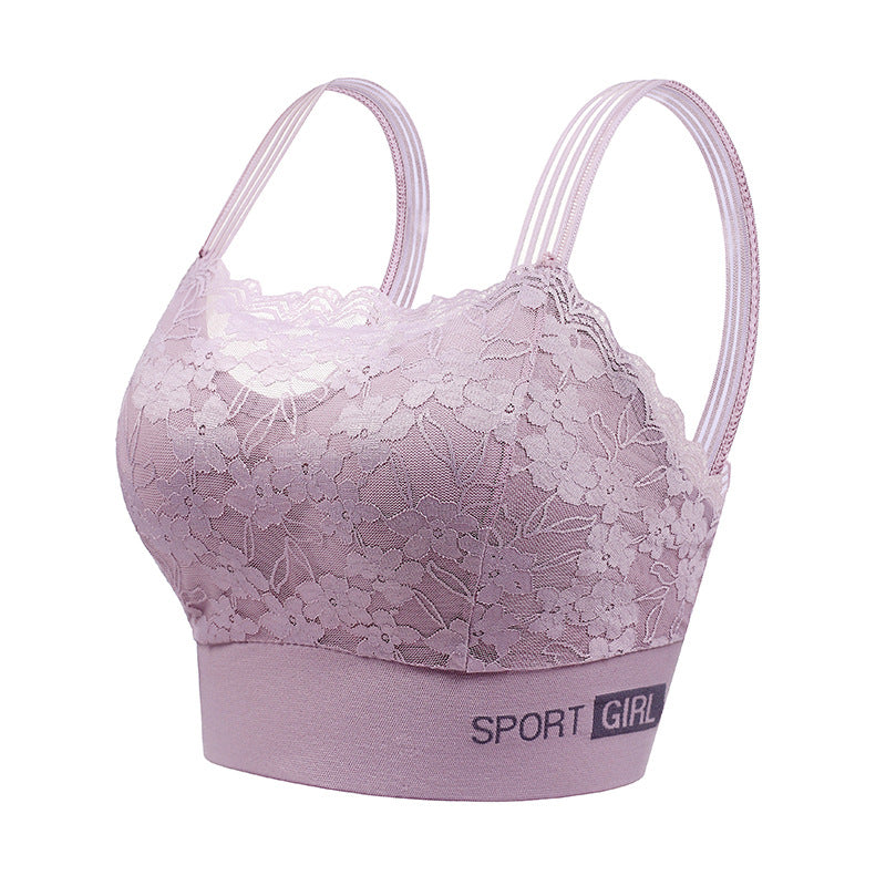 New Beautiful Back Lace Wrap Bra