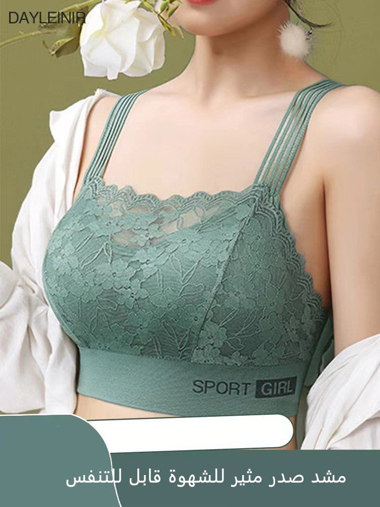 New Beautiful Back Lace Wrap Bra