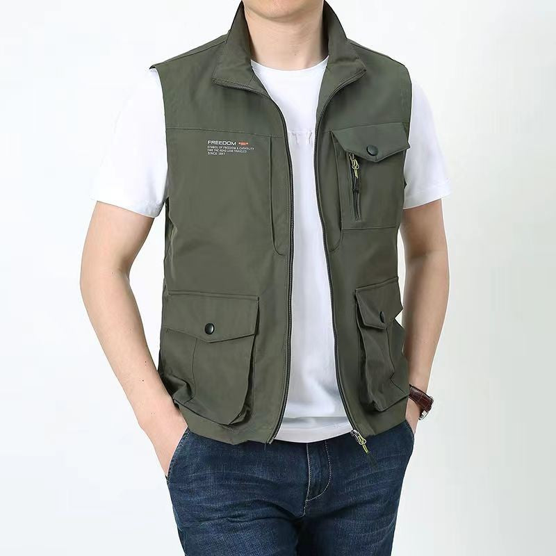 rob284-Casual tooling young men's outdoor vest