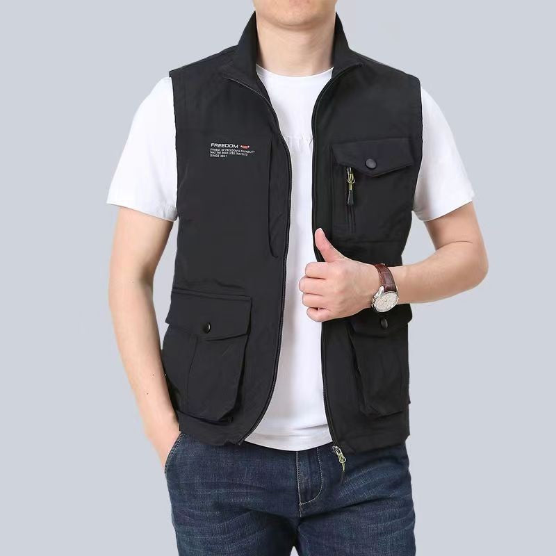 rob284-Casual tooling young men's outdoor vest