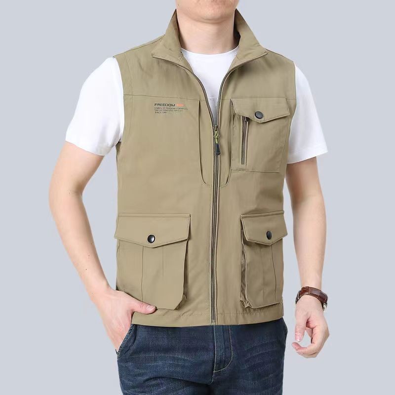 rob284-Casual tooling young men's outdoor vest