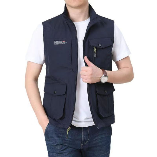 rob284-Casual tooling young men's outdoor vest