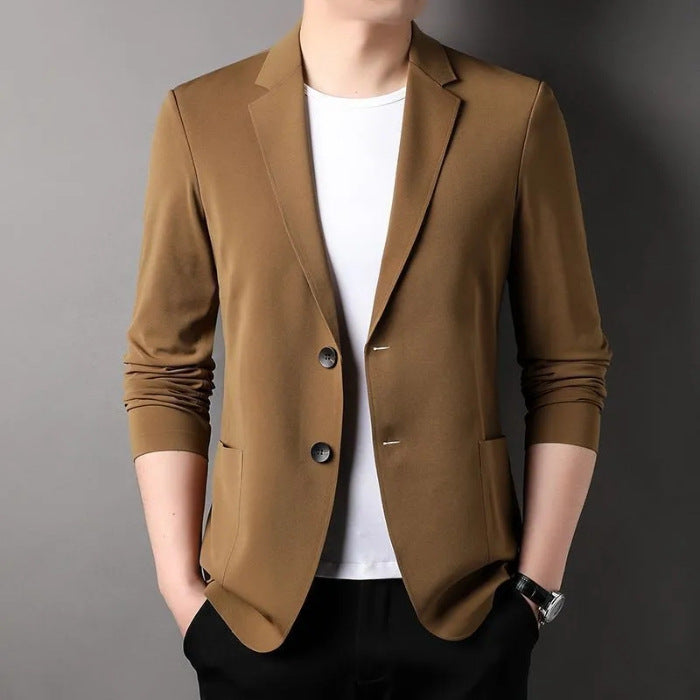 Summer casual light familiar style business suit jacket thin section men