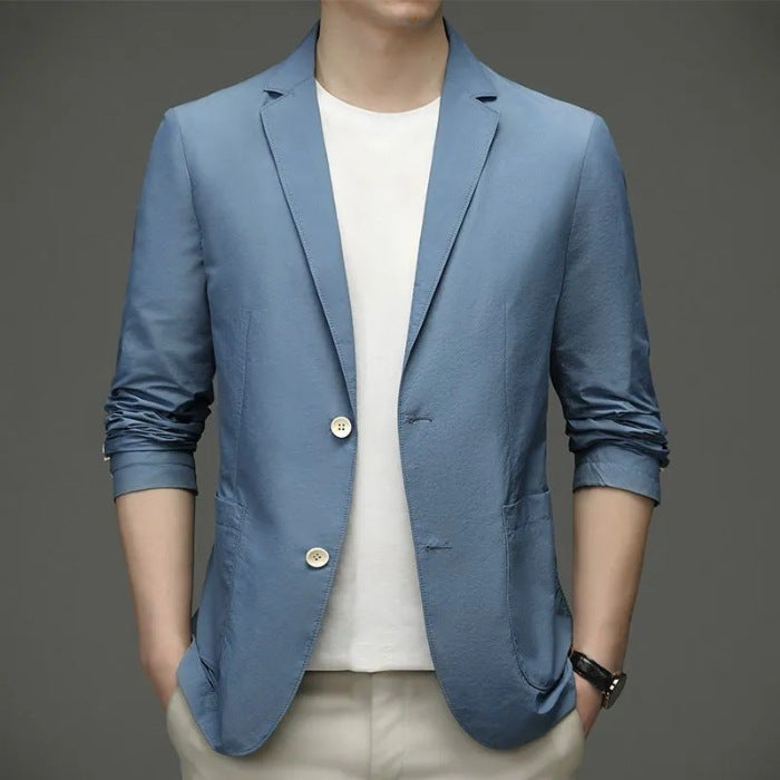 Summer casual light familiar style business suit jacket thin section men