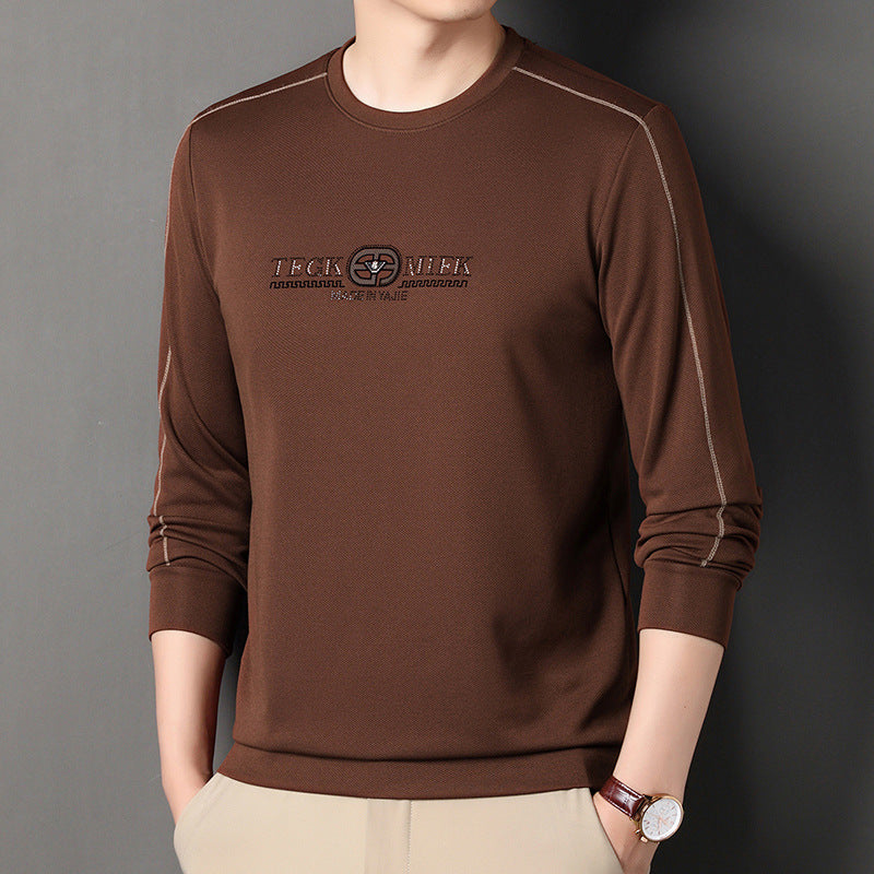 2024 Autumn Men's Long Sleeve Fashion Korean Style Sweatshirt