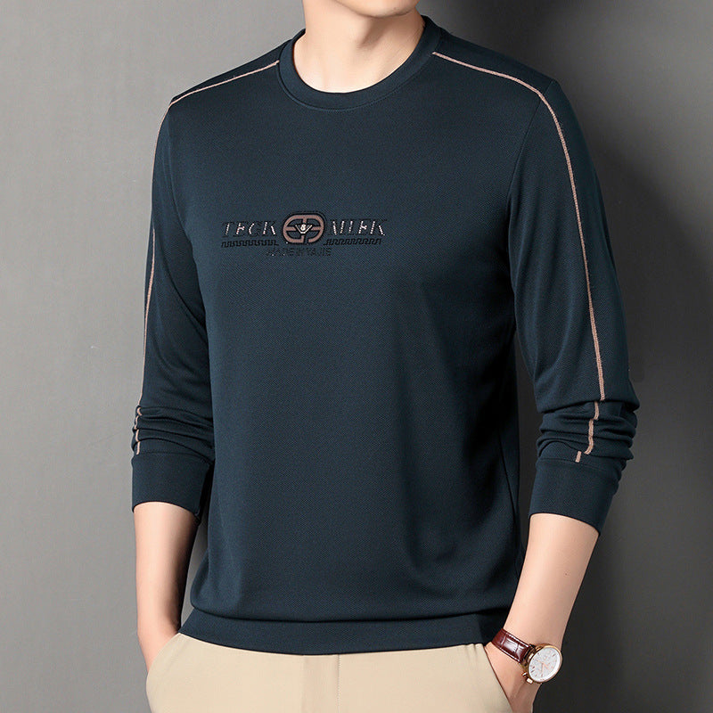 2024 Autumn Men's Long Sleeve Fashion Korean Style Sweatshirt