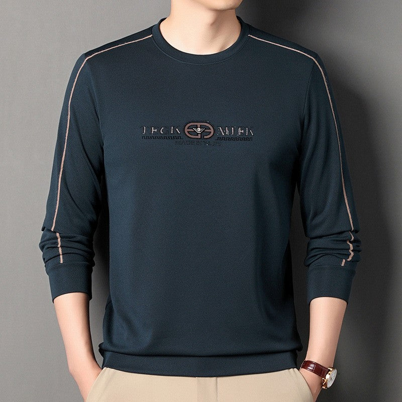 2024 Autumn Men's Long Sleeve Fashion Korean Style Sweatshirt