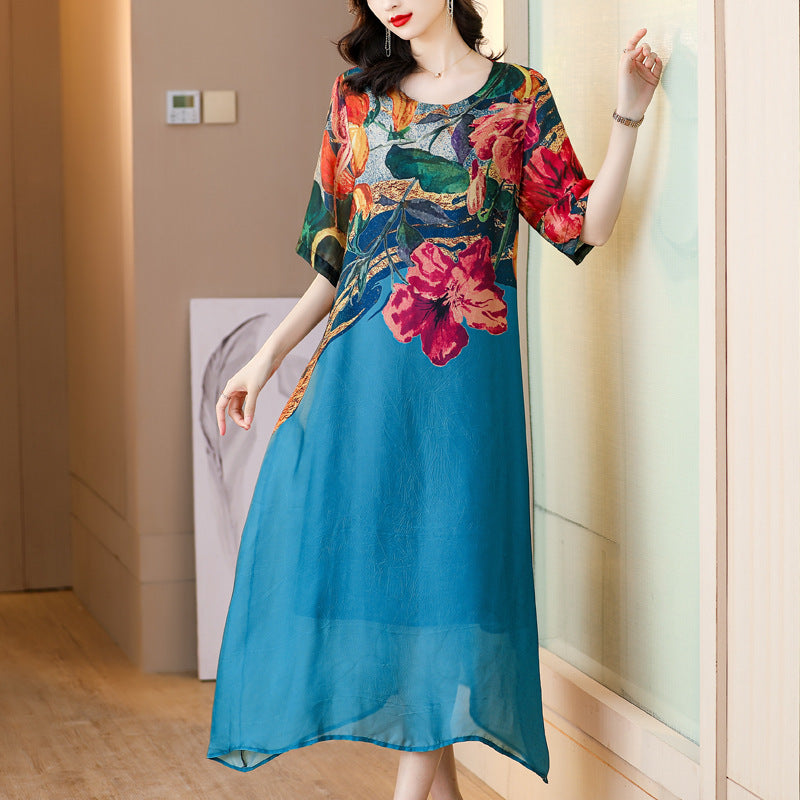 2024 summer fashion loose and gentle style long skirt