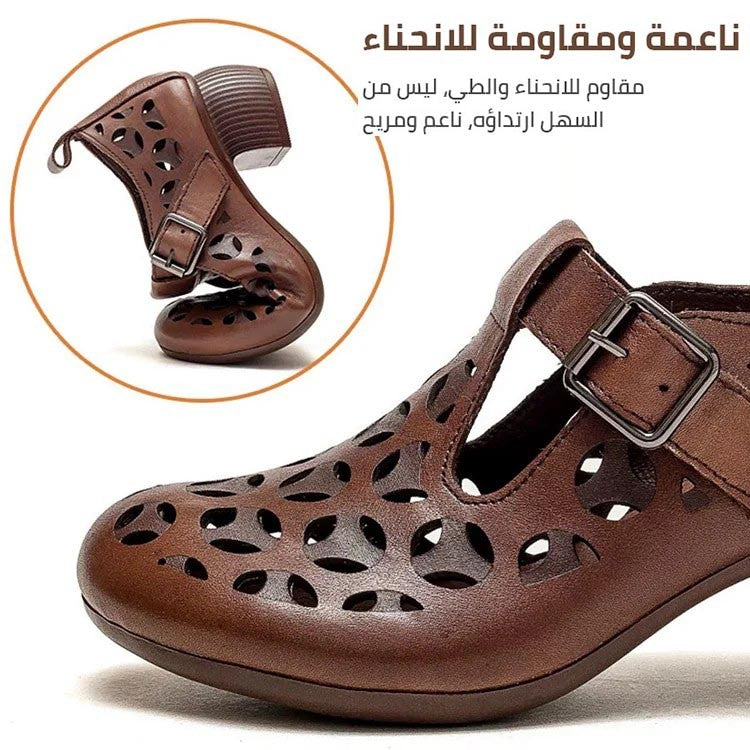 joy23-Retro ethnic style casual shoes