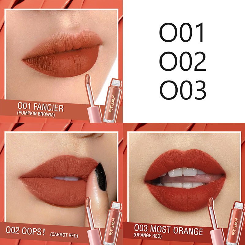 Moisturizing non-stick matte lip glaze