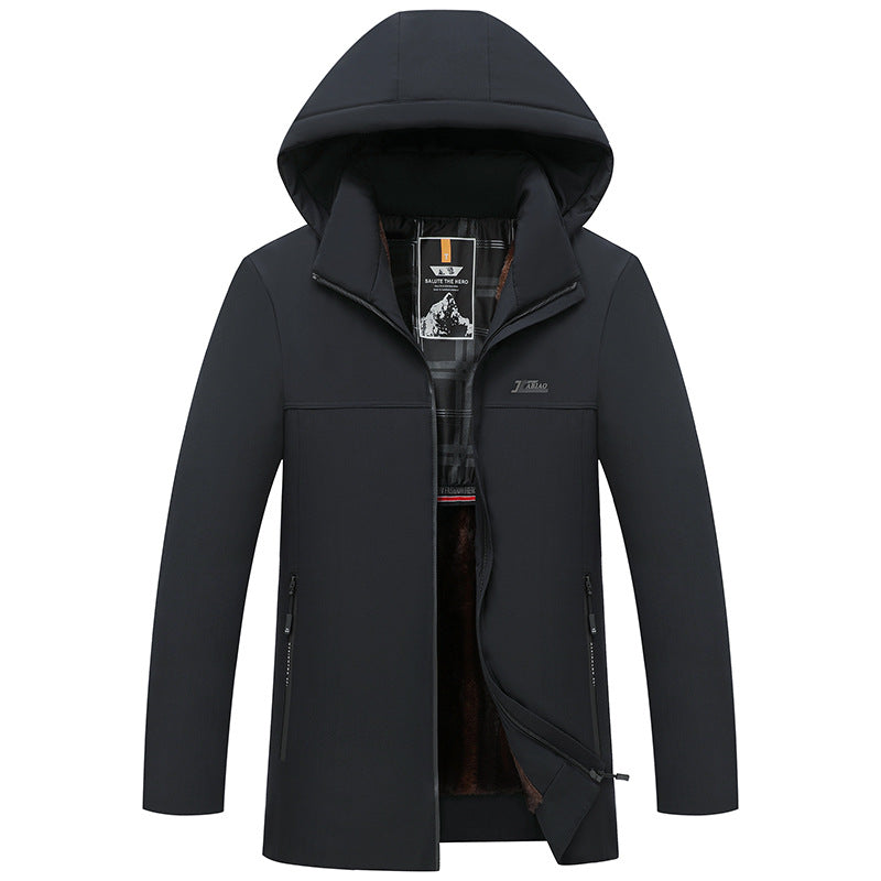 2025 Men's winter fleece thickened jacket