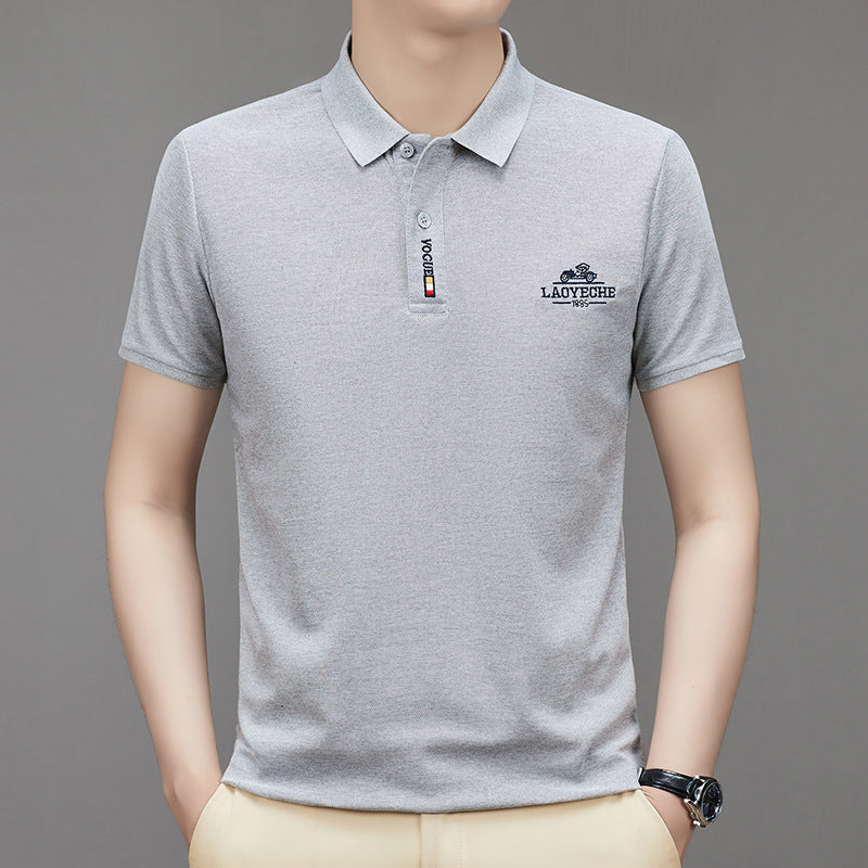 2024 summer men&#039;s embroidered polo shirt