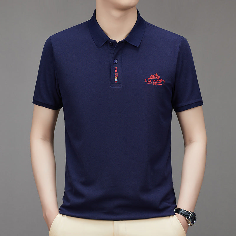 2024 summer men&#039;s embroidered polo shirt