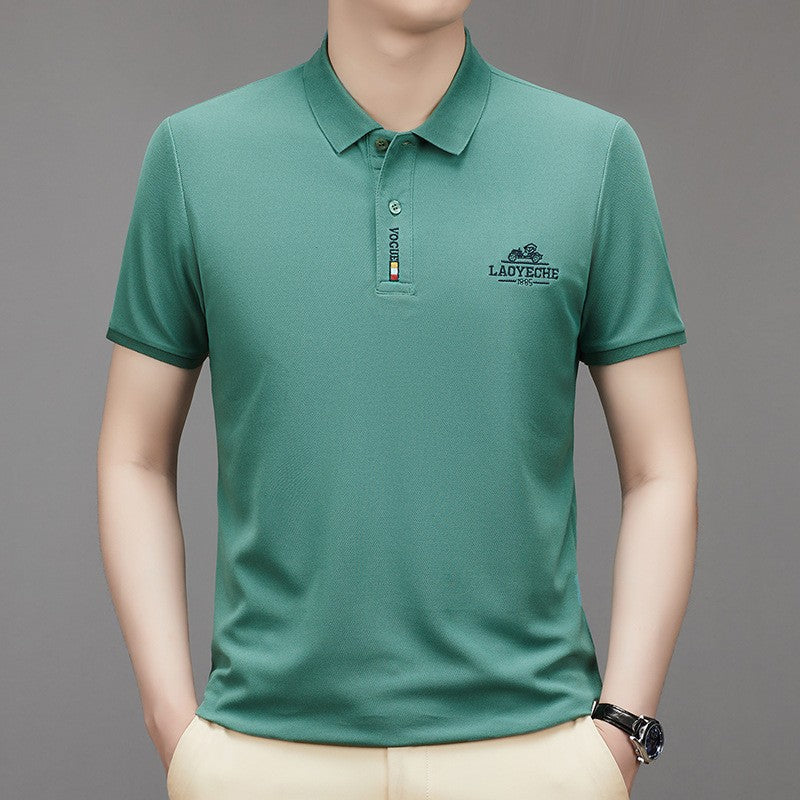 2024 summer men&#039;s embroidered polo shirt