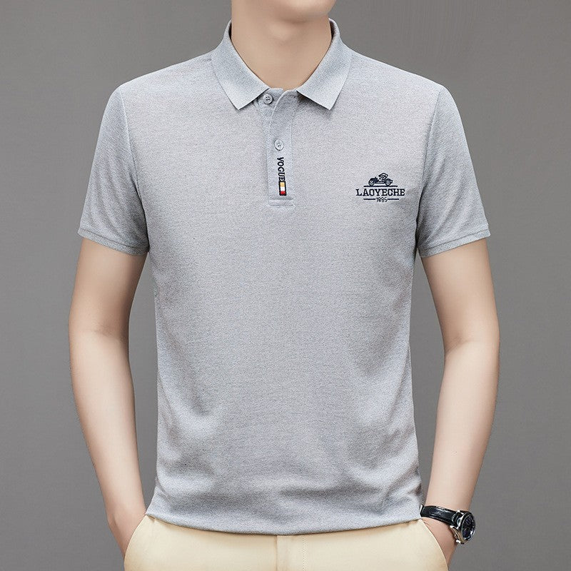 2024 summer men&#039;s embroidered polo shirt