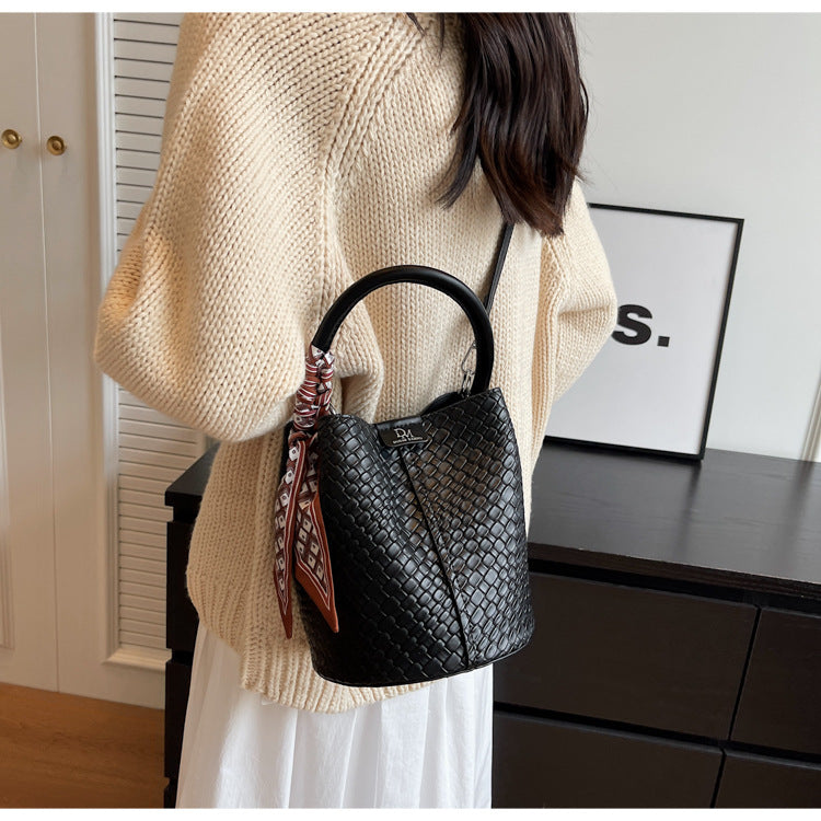 Stylish Large Capacity Woven Tote Bag