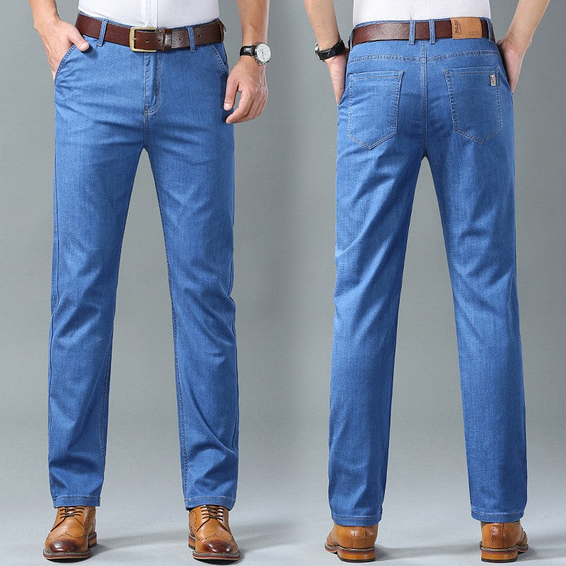 ah11-2025 Spring Men's Loose Straight Jeans