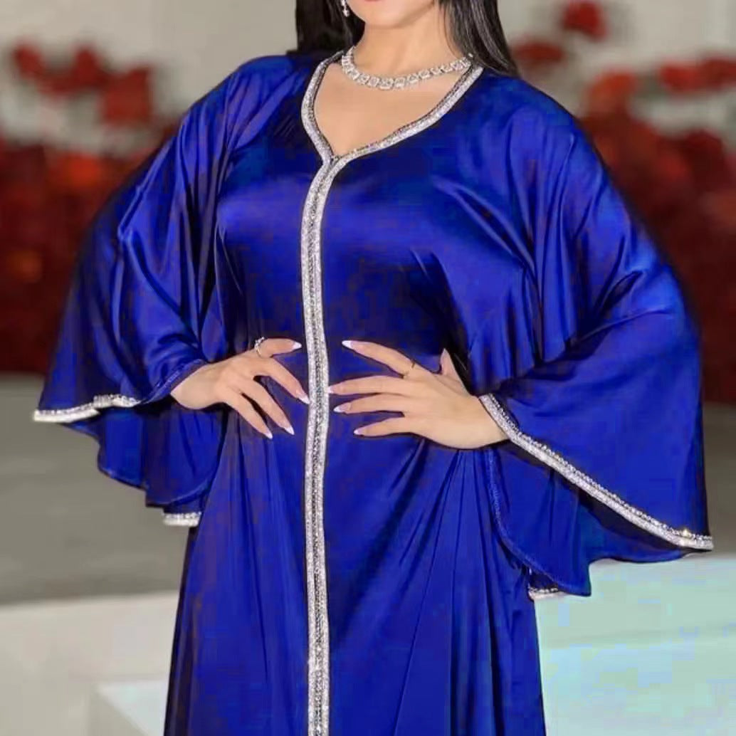 Muslim fashion hot diamond women's robe