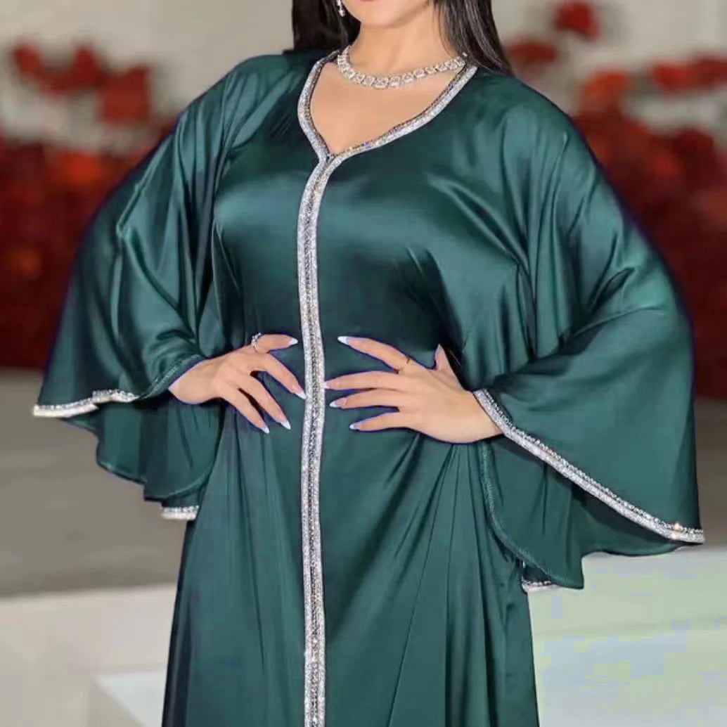 Muslim fashion hot diamond women's robe