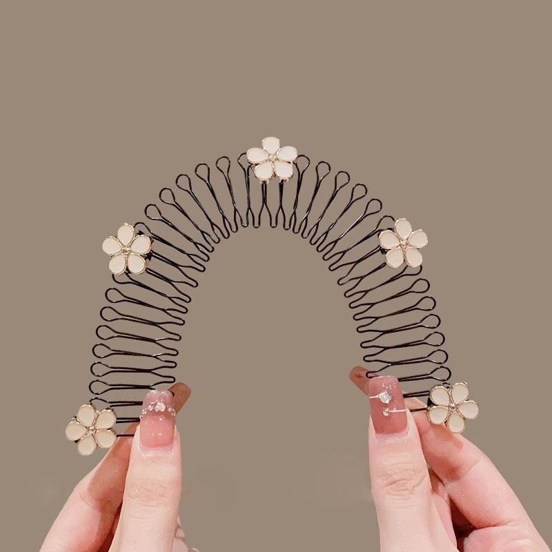 ae496-Invisible broken hair combing and sorting artifact headband hair clip