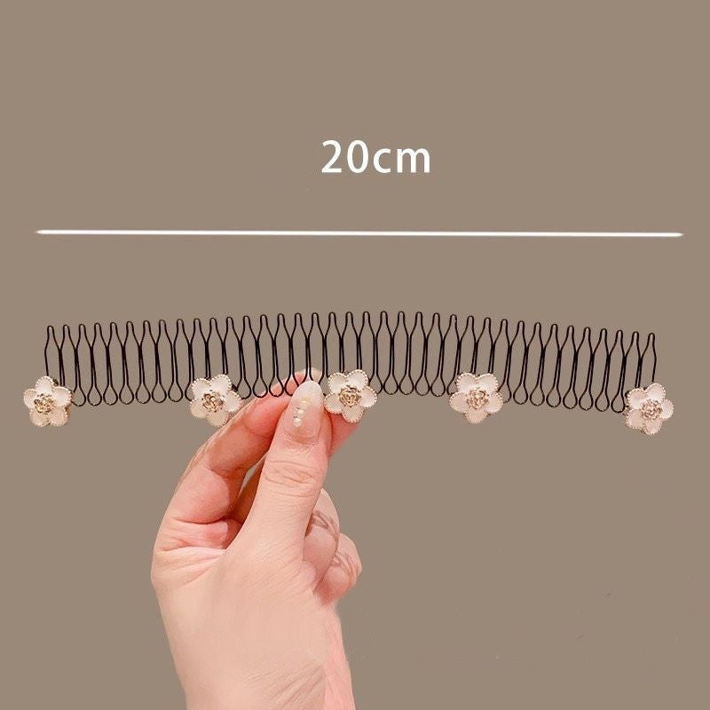 ae496-Invisible broken hair combing and sorting artifact headband hair clip