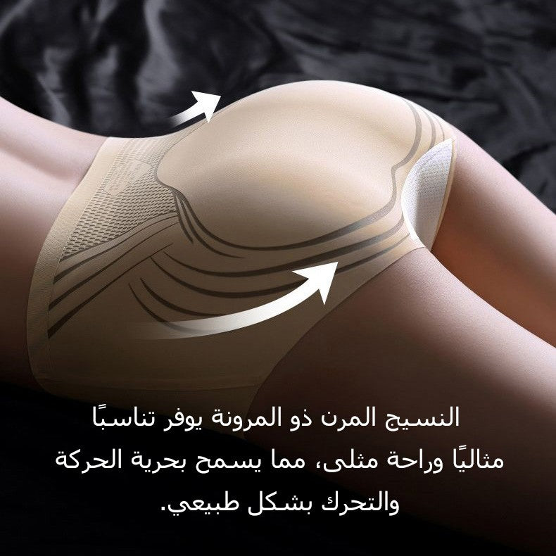 zp421-High waist seamless tummy control women's underwear اشتري 1 و إحصول على 3 مجانا