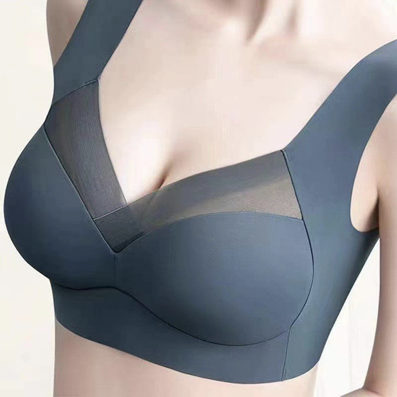 zp369-Integrated fixed latex cup traceless ice silk