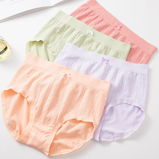 zp378-Women's Spring and Summer Thin Antibacterial Panties 8-pack