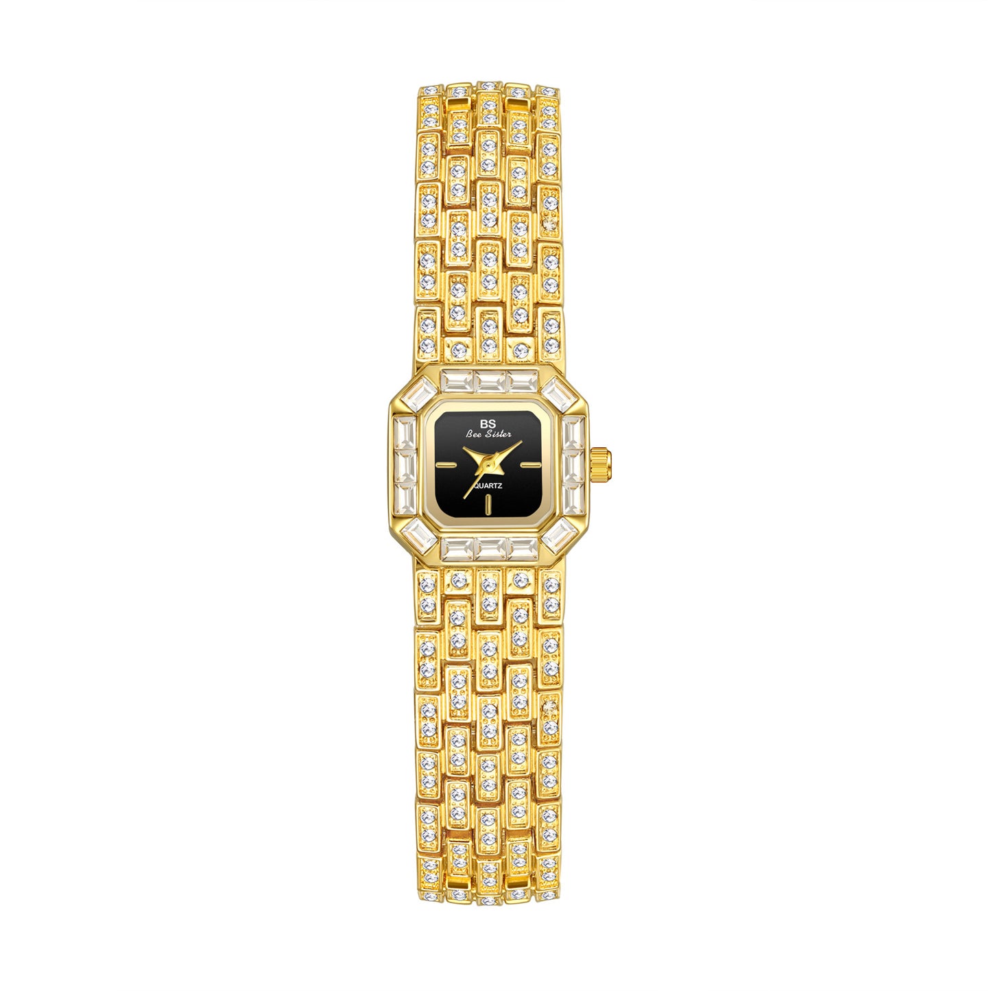 ae516-Bracelet style full diamond luxury women's watch