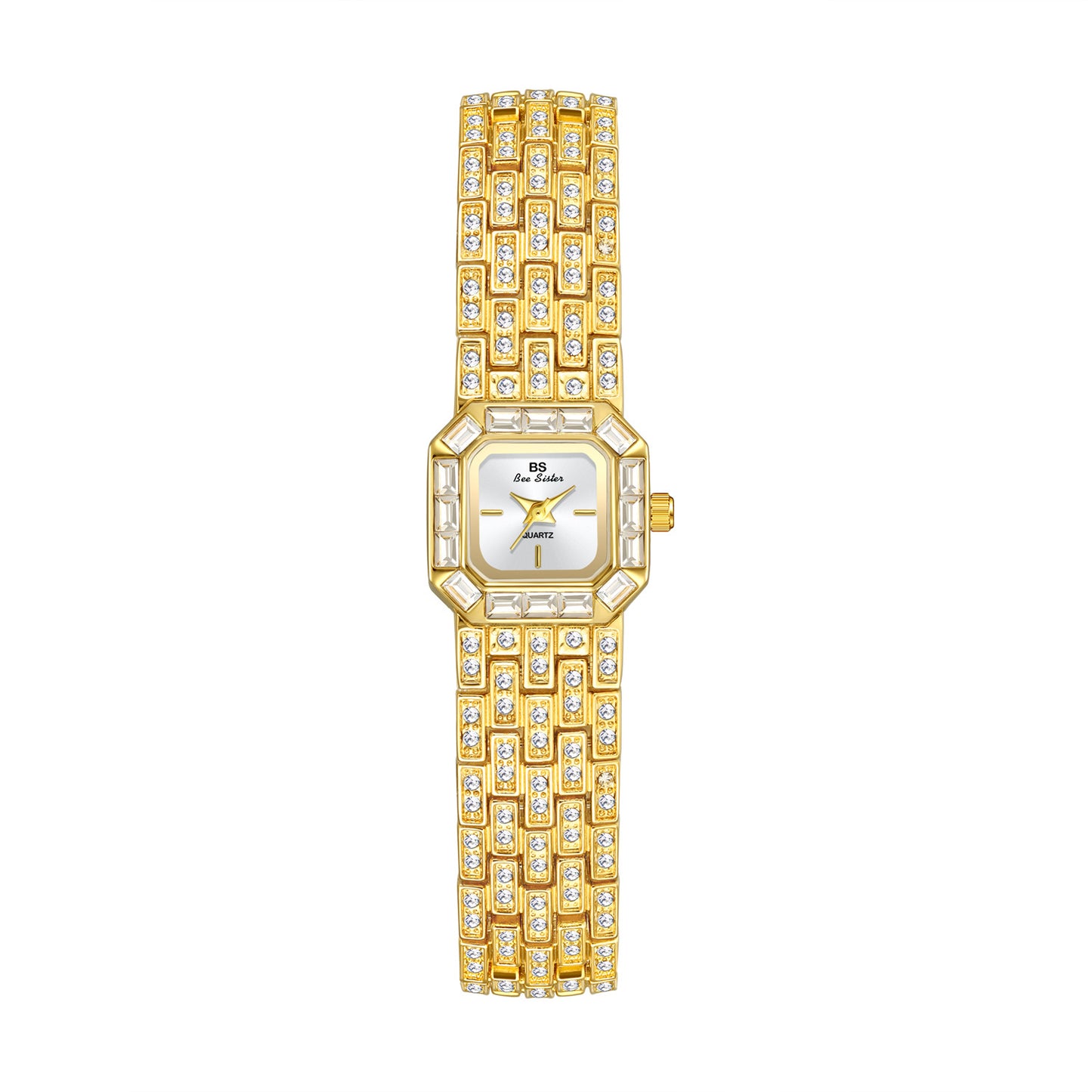 ae516-Bracelet style full diamond luxury women's watch