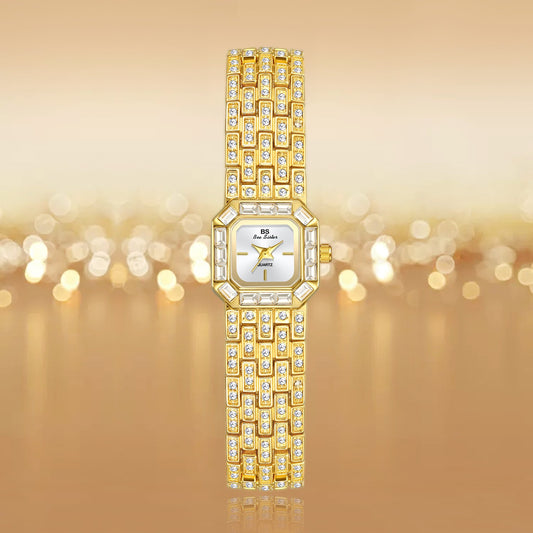 ae516-Bracelet style full diamond luxury women's watch