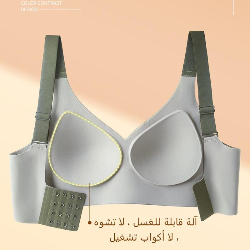 Adjustable push-up anti-sagging anti-shock fixed cup bra اشترِ 1 واحصل على 2 مجانًا