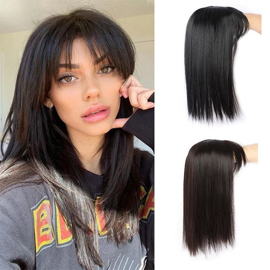 Thin and traceless air bangs wig piece