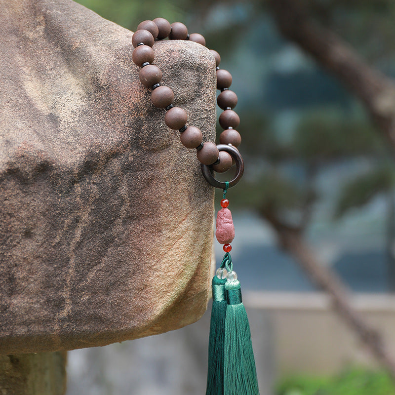 Wenwan natural wooden fragrant beads bracelet