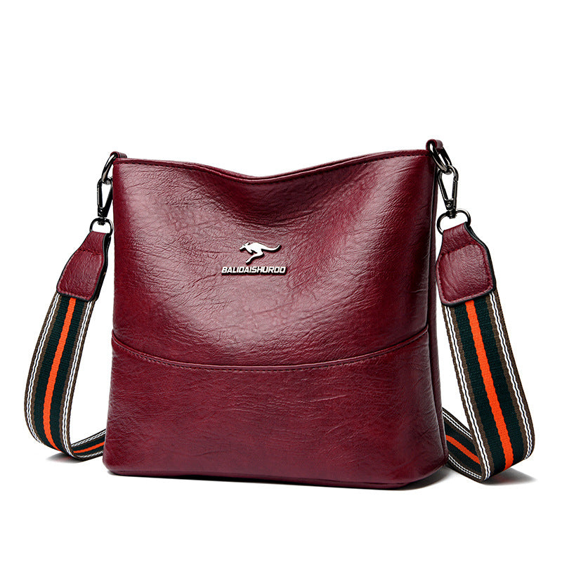 zp209-Women's soft leather shoulder crossbody bag