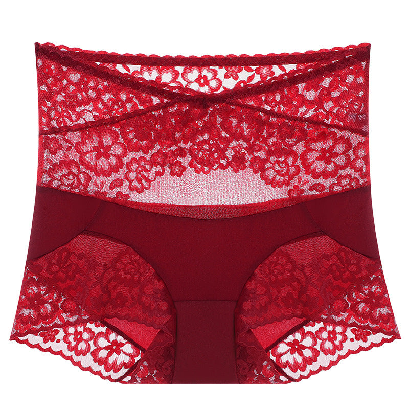 High waist sexy lace shaping panties