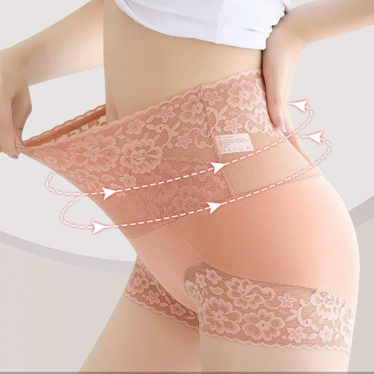 High waist sexy lace shaping panties