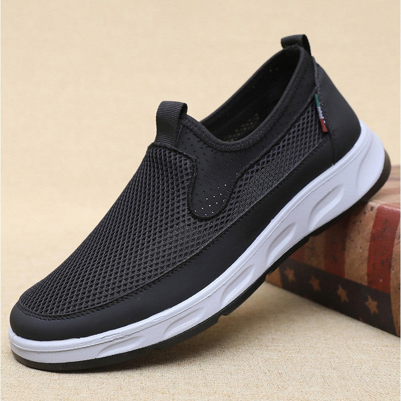 ae588-Men's breathable mesh casual shoes