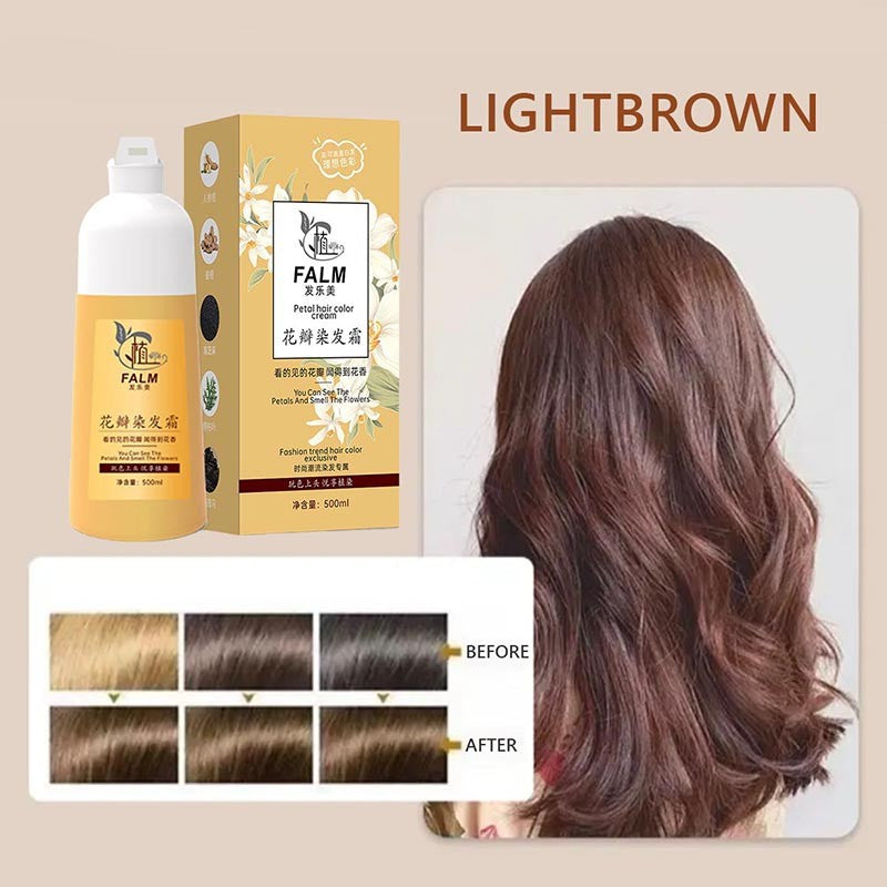 ht223-Plant-friendly hair-protecting dye cream with plant extracts