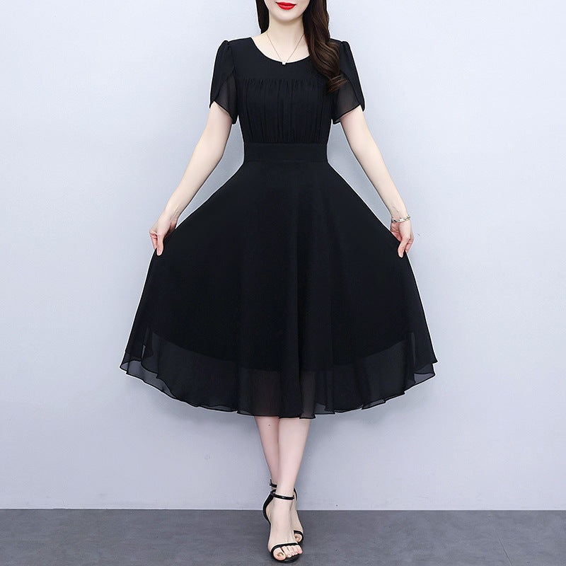 zp393-Women's summer fashionable slimming dress