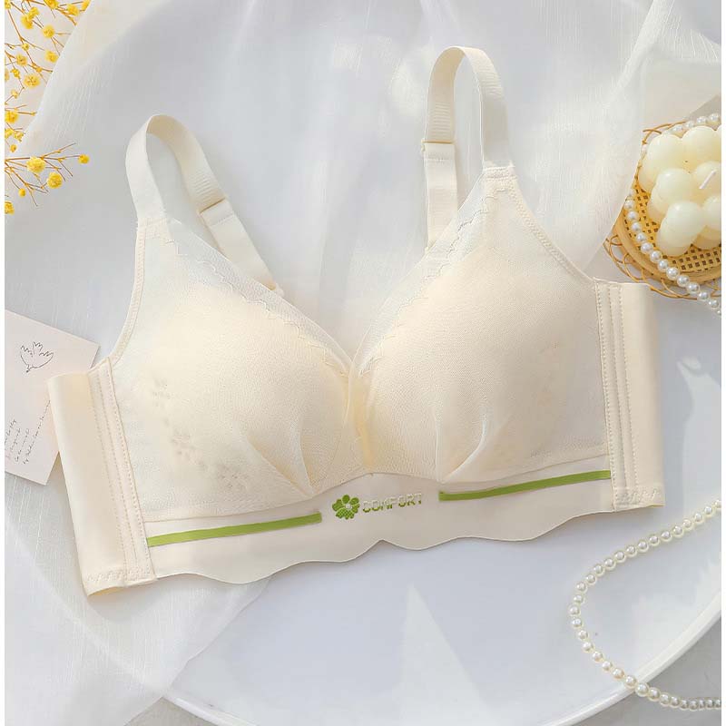 zp395-Women's summer ultra-thin bra without steel ring