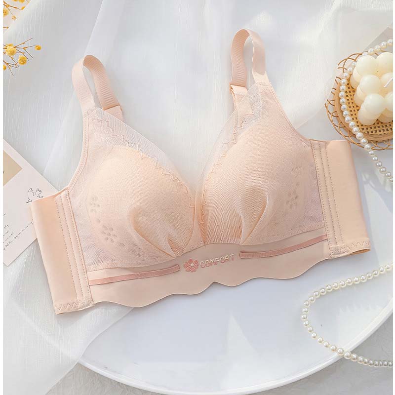 zp395-Women's summer ultra-thin bra without steel ring