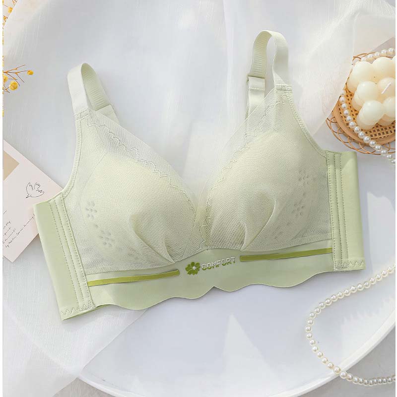 zp395-Women's summer ultra-thin bra without steel ring