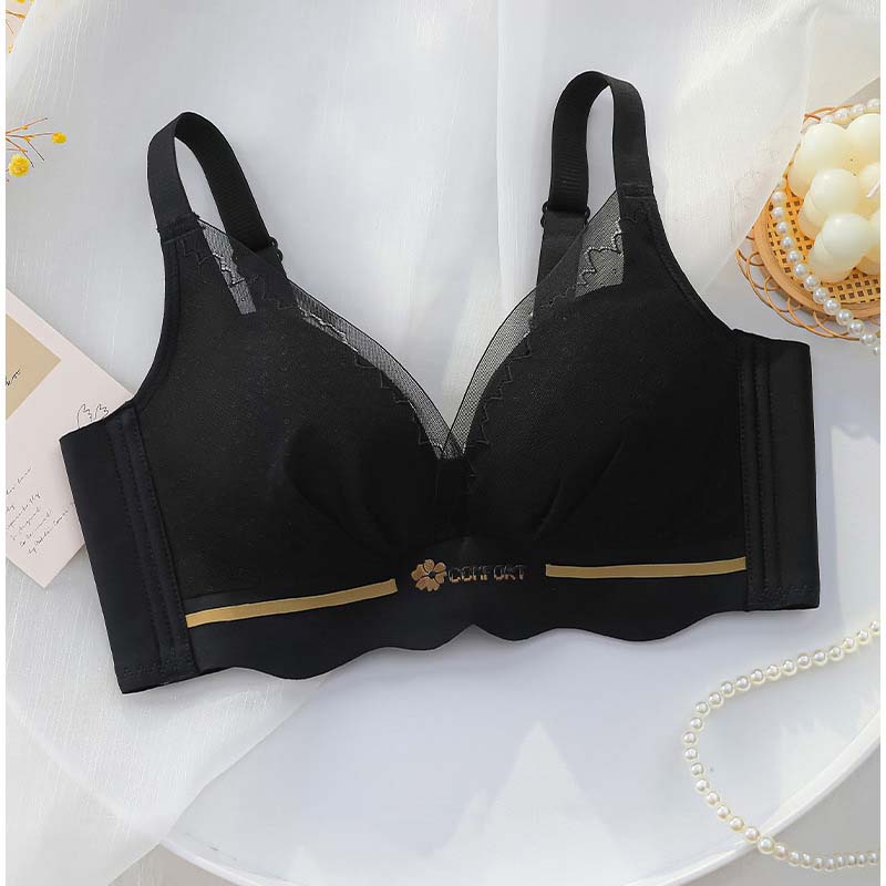 zp395-Women's summer ultra-thin bra without steel ring